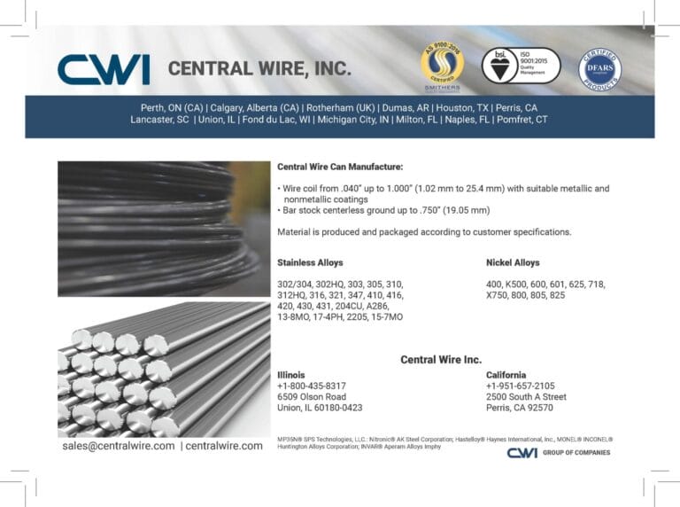 Bar Stock and Cold Heading specifications