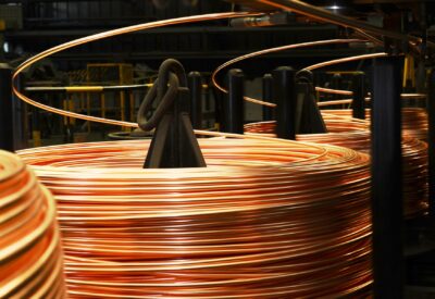 Copper wire spools