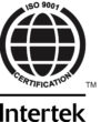ISO9001 Certification - Intertek